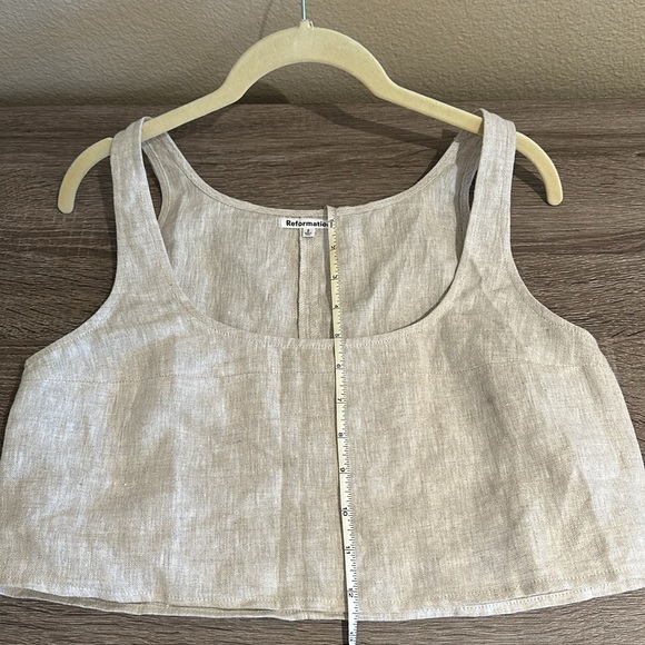 Reformation Linen Crop Top size 2 - Picture 14 of 14
